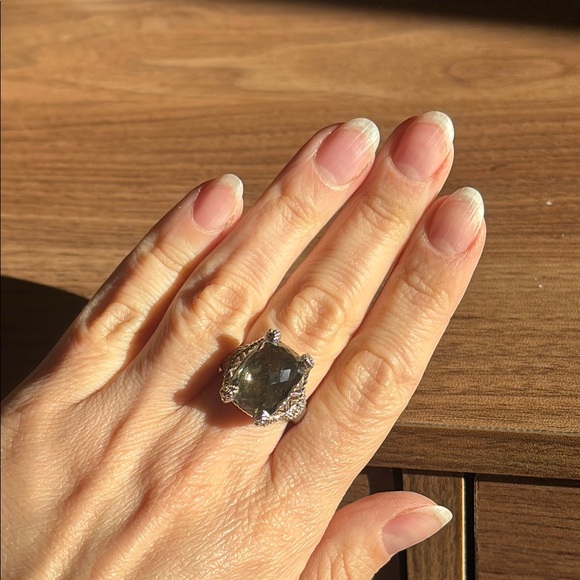 Judith Ripka mint quarts cocktail ring - Picture 9 of 10